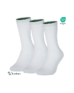 12 Pack Seamless Bamboo Socks- White