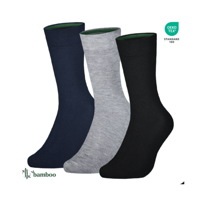 3 Pack Seamless Bamboo Socks- Mix