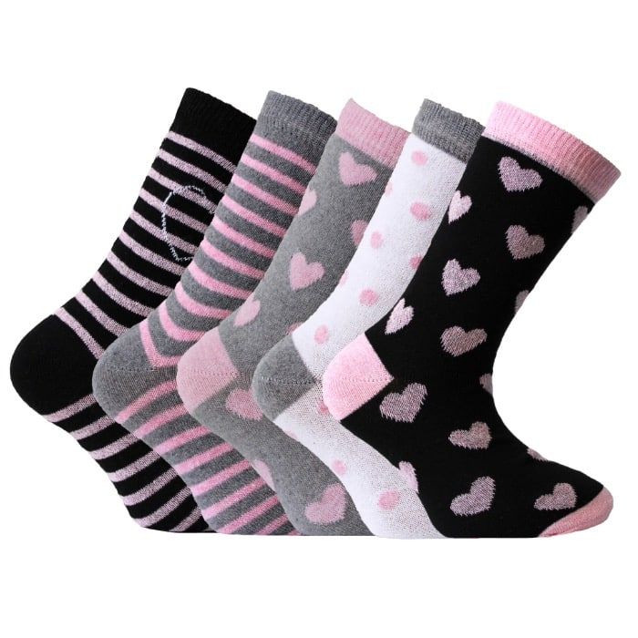 5 Pack Kids Fun Socks