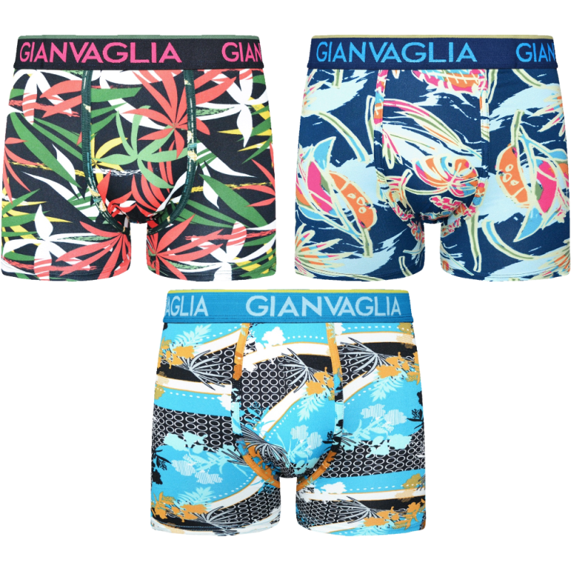 Design Cotton Boxer Shorts 3 Pack