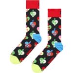 Braided Christmas Heart Sock