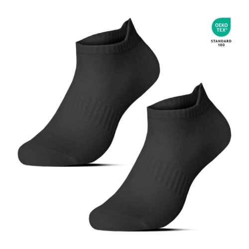 Ankle socks with heel coverage, perfect for sneakers, in a 5-pack for everyday wear and comfort.