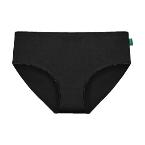 Comfortable black bamboo briefs with low waist design, perfect for everyday wear. Soft, breathable,.