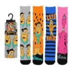 Kids' Flintstones sock set with colorful character designs from The Flintstones.