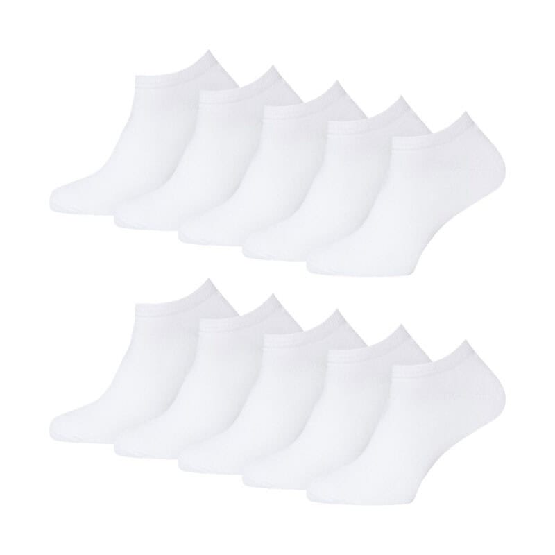 Comfortable cotton ankle socks in a 5-pack, perfect for everyday wear and casual outfits.
