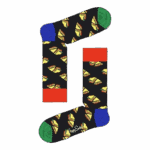 Colorful sandwich pattern socks for fun and quirky style.