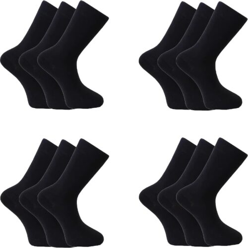 Comfortable seamless bamboo socks, 12 pairs in bulk pack. Perfect for everyday wear and eco-friendly.