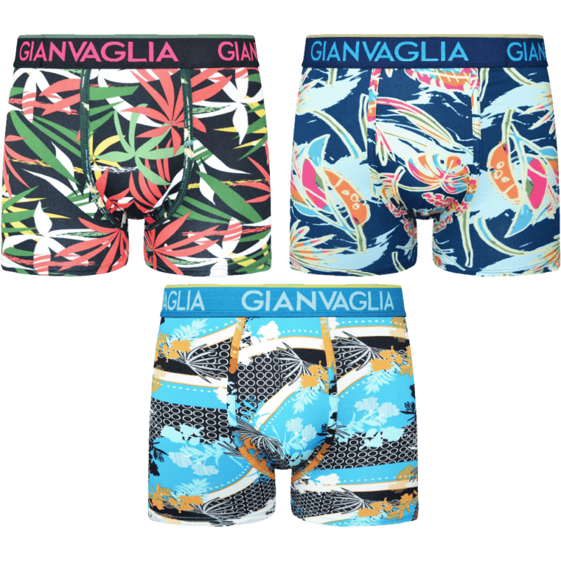 Design Boxershorts i bomull 3-pack